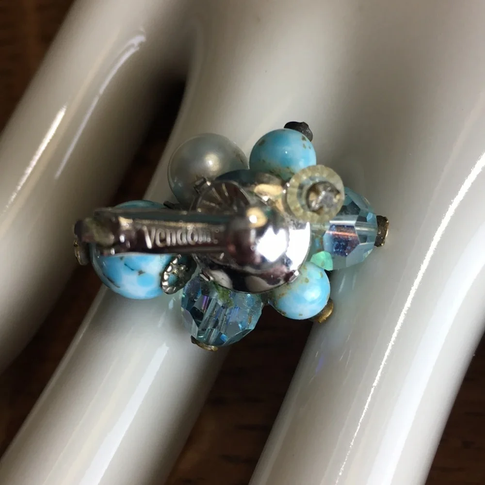 Vintage Vendome Retro Mid Century Earrings - Picture 15 of 15